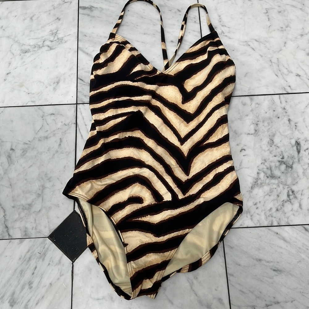 Michael Kors One Piece Swimsuit- Sz 14 - NWT